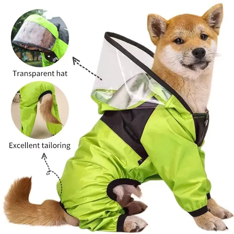 Dog Face Raincoat